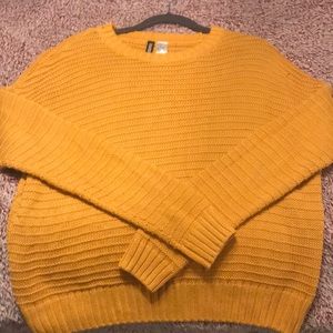 Divided sweater